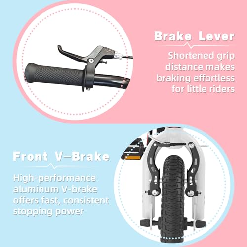 Image of XJD 12 14 16 inch Kids Bike BMX Style Bicycle for 3-10 Years Old