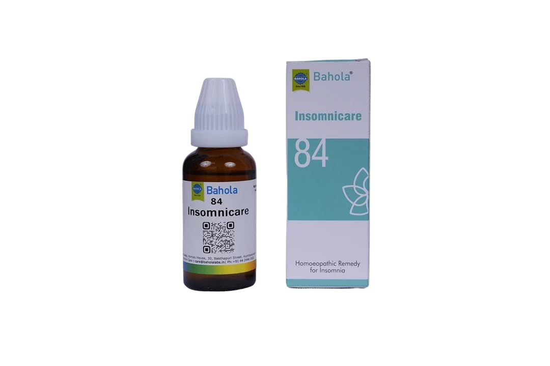 Bahola Insomnicare Drops 30ml | Insomnia Relief | Natural Sleep Aid | Homeopathic Insomnicare | Stress and Anxiety Management | Sleep Pattern Regulation, Pack of 1 (B0CV5KN3H7) Amazon Price History, Amazon Price Tracker