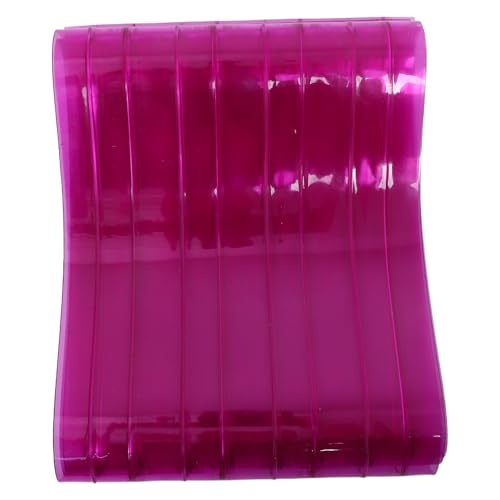 Beaupretty Puerta Abatible para Caseta de Perro de PVC Transparente 17 MM Grosor 15 CM X 195 CM Solapa Resistente a Corrientes de Aire y Ruido para Perros Medianos y Grandes Cortina para
