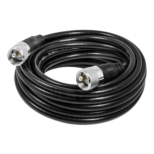 Câble coaxial CB RG8x faible perte pour éliminer les erreurs de compteur SWR