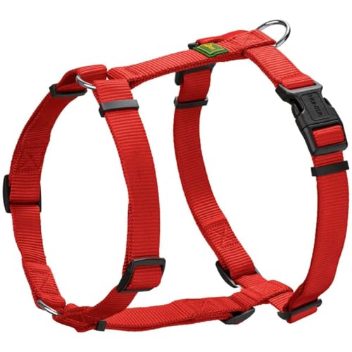 HUNTER Vario-Rapid Nylon Harness, 20/48 x 70 cm, Medium, Red