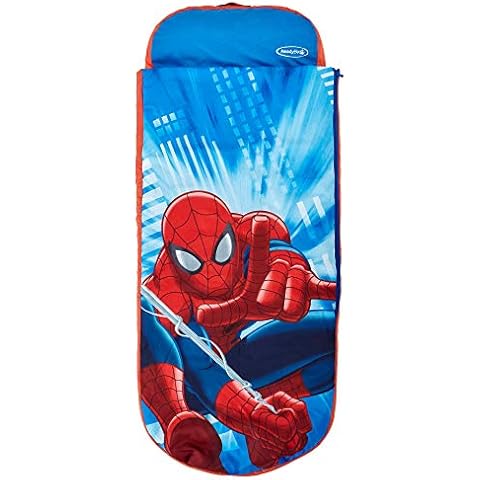 Marvel Spider-Man Junior ReadyBed - Inflatable Kids Air Bed and Sleeping Bag in one Cover