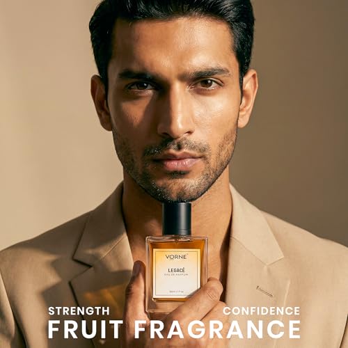 Image of VORNE solid perfume 12g & EDP for men 20ml | Legace & Active Icon | Gift Set for men | Strong Long-Lasting, alcohol-free, Fresh woody and Fruity fragarance | Ideal for daily use | Pack of 2 | Valentine's day gift