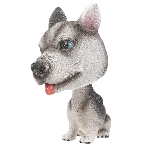 VOSAREA Wackelkopf Hund Wackelfiguren für Auto Armaturenbrett Dekoration （Schlittenhund）