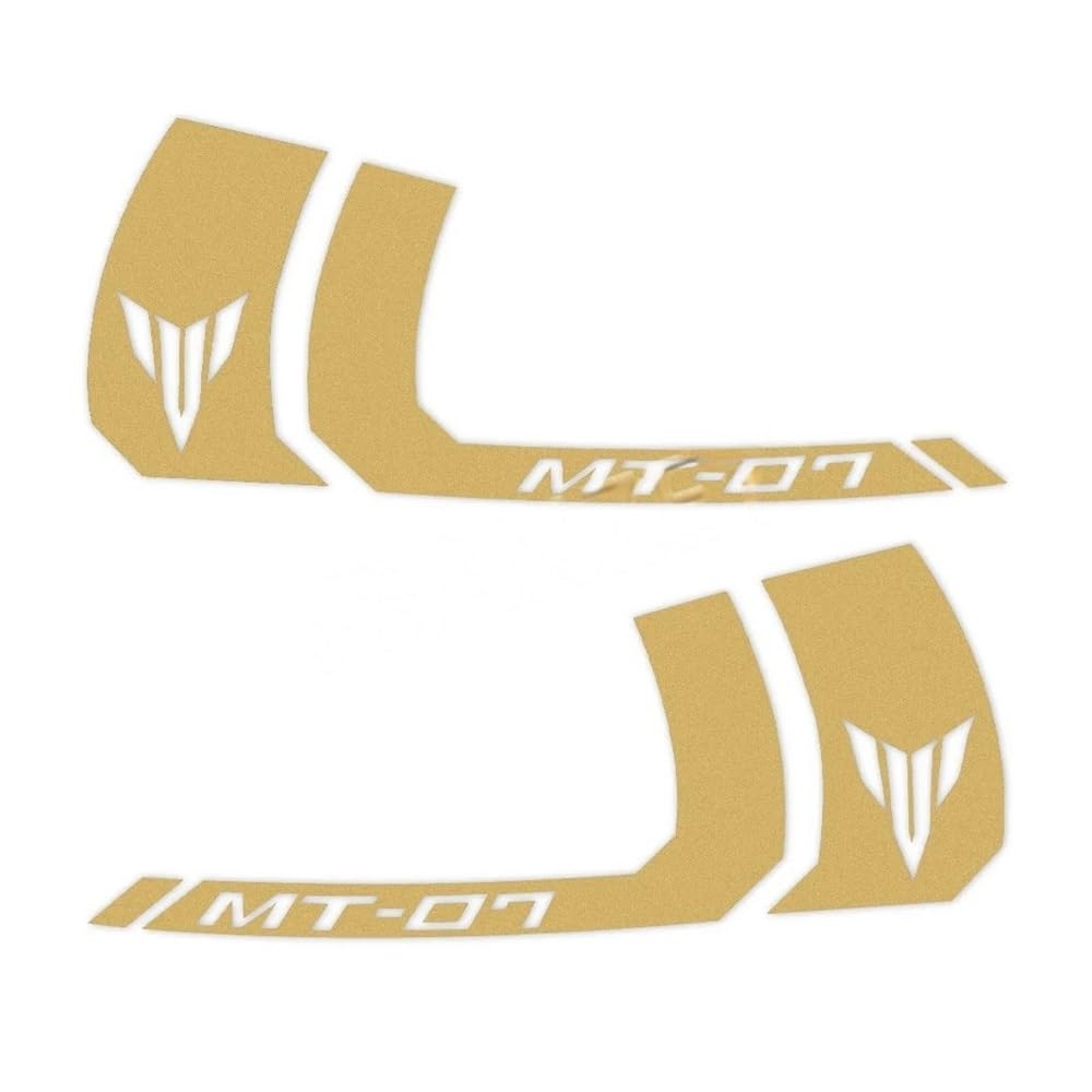 Motorbike Tank Protector Motorcycle Fuel Tank Sticker Stripe Decal Accessories for MT-07 MT07 Mt 07 Pad Stickers