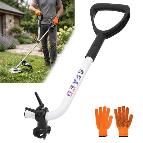 SFAED Weed Eater Handle, Ergonomic Trimmer Grip, Easy Install String Trimmer Handle Extension, Stable Support Back-Saving Weedeater Handle Grip for Lawn Care and Landscaping, 15.85