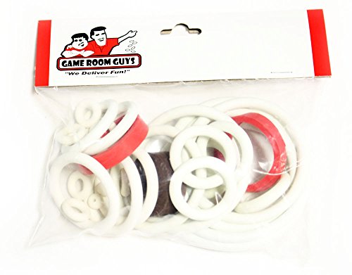 Game Room Guys Gottlieb Jacks Open Pinball White Rubber Ring Kit