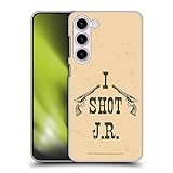Head Case Designs sous Licence Officielle Dallas: Television Series Typographie Graphiques Coque Dure pour l'arrière Compatible avec Samsung Galaxy S23+ 5G