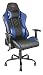 Trust Gaming GXT 707B Resto Sedia Gaming, Sedia 360°, Sedia Girevole da Scrivania per PC, Ufficio, Sedia da Gioco con Cuscini Rimovibili, Sedile Inclinabile, Altezza Regolabile – Blu