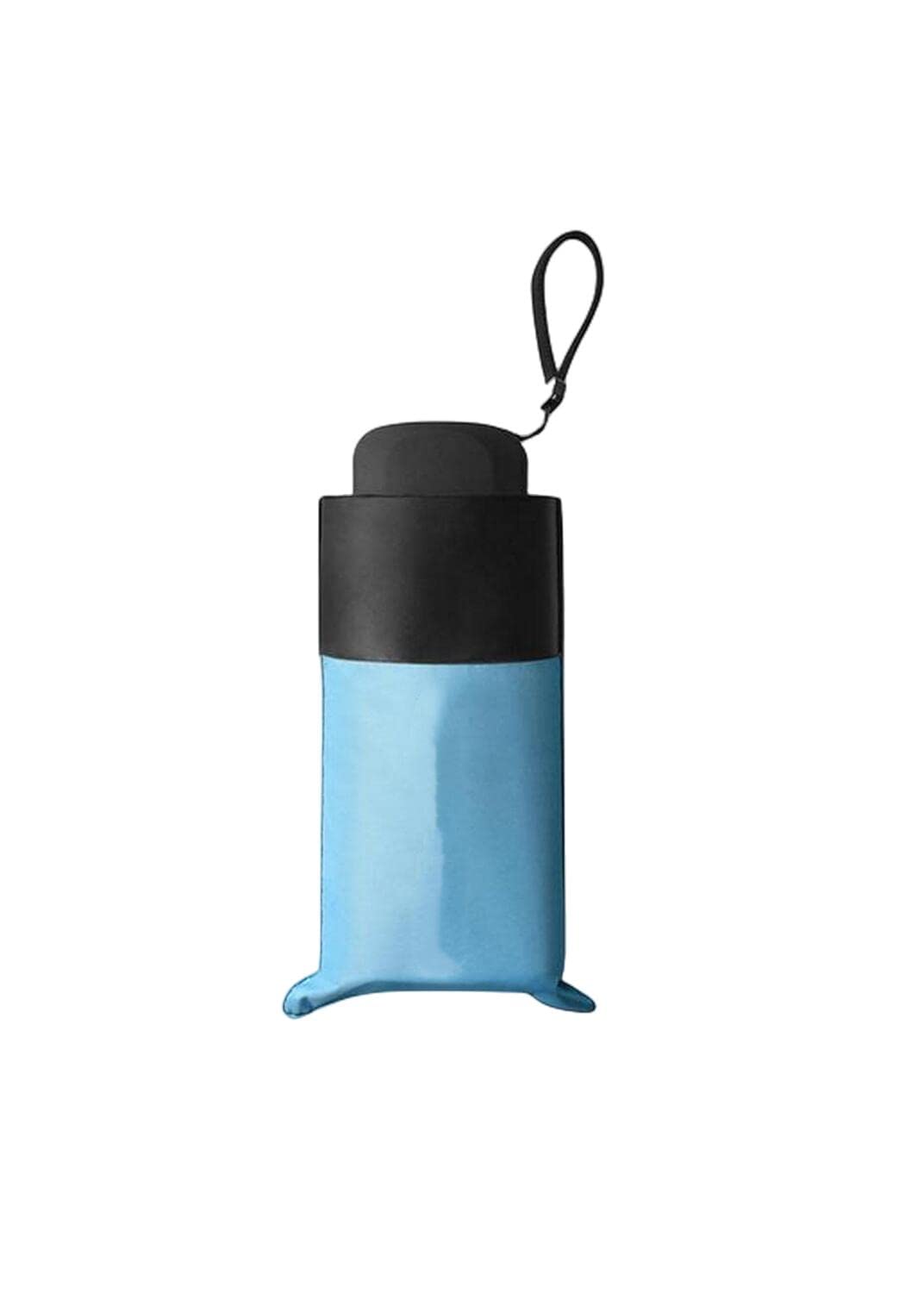 Mini Ombrello Mini Compatto Ombrello da Viaggio per Pioggia con Manico Piatto - Ombrello da Sole Portatile Anti -UV da 6,7 Pollici