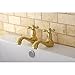 Kingston Brass KS1102AX Heritage Basin Tap Faucet, Polished Brass, 4.38 x 2.5 x 1.88