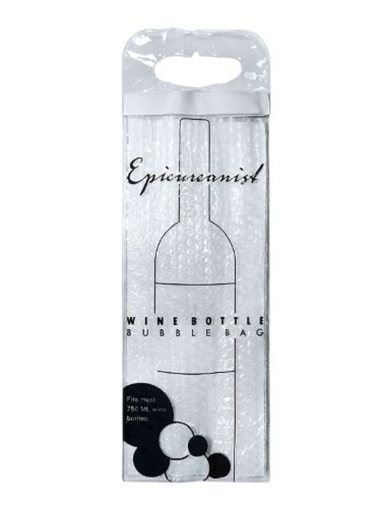 Bolsa de burbujas Epicureanist para botellas de vino, ideal para tus escapadas de turismo enológico