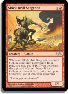Magic The Gathering - Skirk Drill Sergeant - Duel Decks: