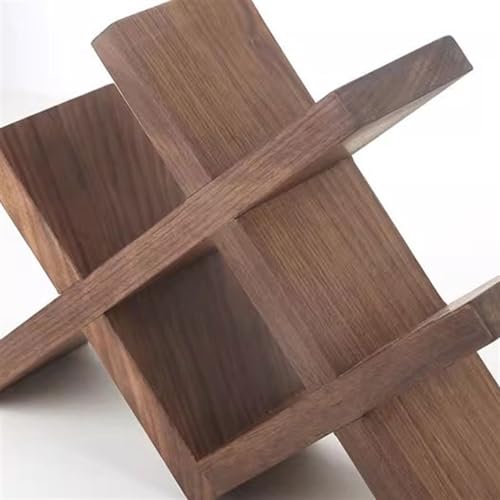 Soporte para botellas de vino de madera sólida para 4 botellas miniatura 3