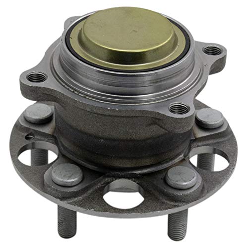 Image of TRQ 2 Piece Rear Wheel Bearing & Hub Assembly Set with ABS Sensor Compatible with 2014-2016 Acura MDX