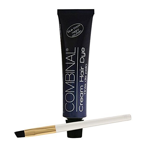 Combinal Cream Hair Dye (Blue Black) .5 oz with Brush