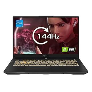 ASUS Laptop TUF F17 FX707ZV 17.3 144Hz Full HD Gaming Laptop (Intel i5-12500H, NVIDIA GeForce RTX 3050, 8GB RAM, 512GB SSD, Windows 11)