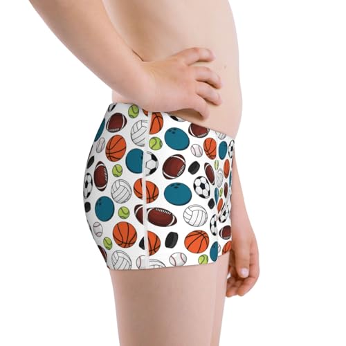 Boys' Cotton Boxer Brief Soft Underwear-Color Balls2