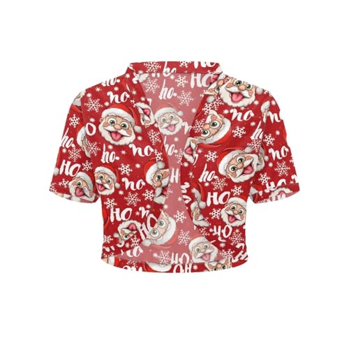 Image of Women's Shrug Short Sleeve Bolero Open Front Knit Party Tulle Cardigan Cropped Cardigan Shoulder Cover Up