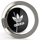 アディダス スマホリング 携帯リング iPhone/Android各種他対応 スマホ リング ブラック/ホワイト [adidas phone ring SS20 black/white]