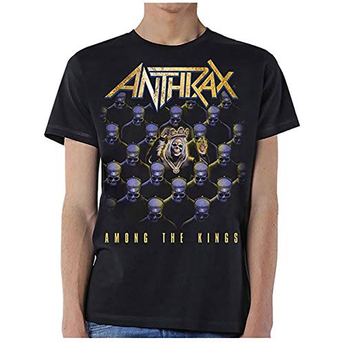 Anthrax Unisex Tee: Among The Kings (Small) Black