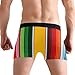 ZZKKO Workout Briefs Men's Underwear Briefs Mexican Traditional Cinco De Mayo Ethnic Striped Breathable Underwear Sport Men Brief Size M
