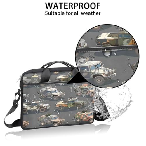 Funda para Laptop 15 Pulgadas con Correa y Diseño Militar miniatura 3