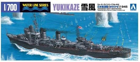 Aoshima 33951 I.J.N. Destroyer Yukikaze 1945, 1/700 Scale Plastic Watercraft Model Kit