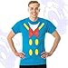 Disney Donald Duck Shirt Men's I Am Donald Costume Classic Cartoon Adult Licensed T-Shirt (X-Large) Turquoise
