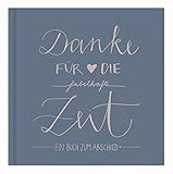 DAS BEKOMMST DU: Ein Abschiedsbuch zum Eintragen in Blau Rosa, 100 Seiten, stabiles Hardcover, hochwertiges Recyclingpapier (120g) in weiß, Blanko Seiten zur freien Gestaltung, klimaneutral produziert