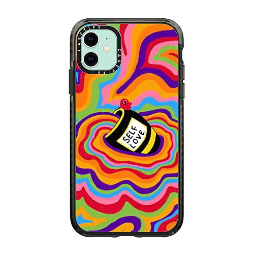 Casetify Impact Case For Iphone 11 - Self Love - Clear Black #TOP5