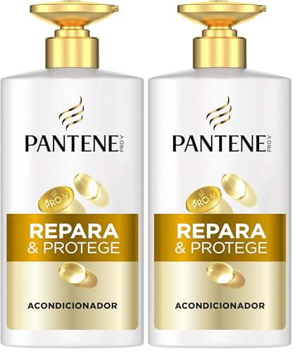 Pantene Pro-V Repara y Protege Acondicionador con Dispensador 800ml para Pelo Seco y Dañado. Ligero, Diario, Aspecto No Graso. Active Nutri-Plex (Paquete de 2)