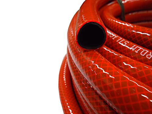 Mangueira Jardim Premium Trançada Silicone Laranja 3/4 15m