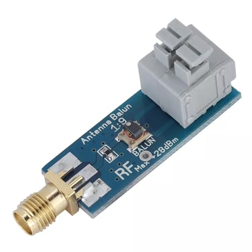 Femei 6-160MHz HF Balun 28dBm Tiny 1:9 Ratio Balun DIY RTL-SDR with SMA Female Connector