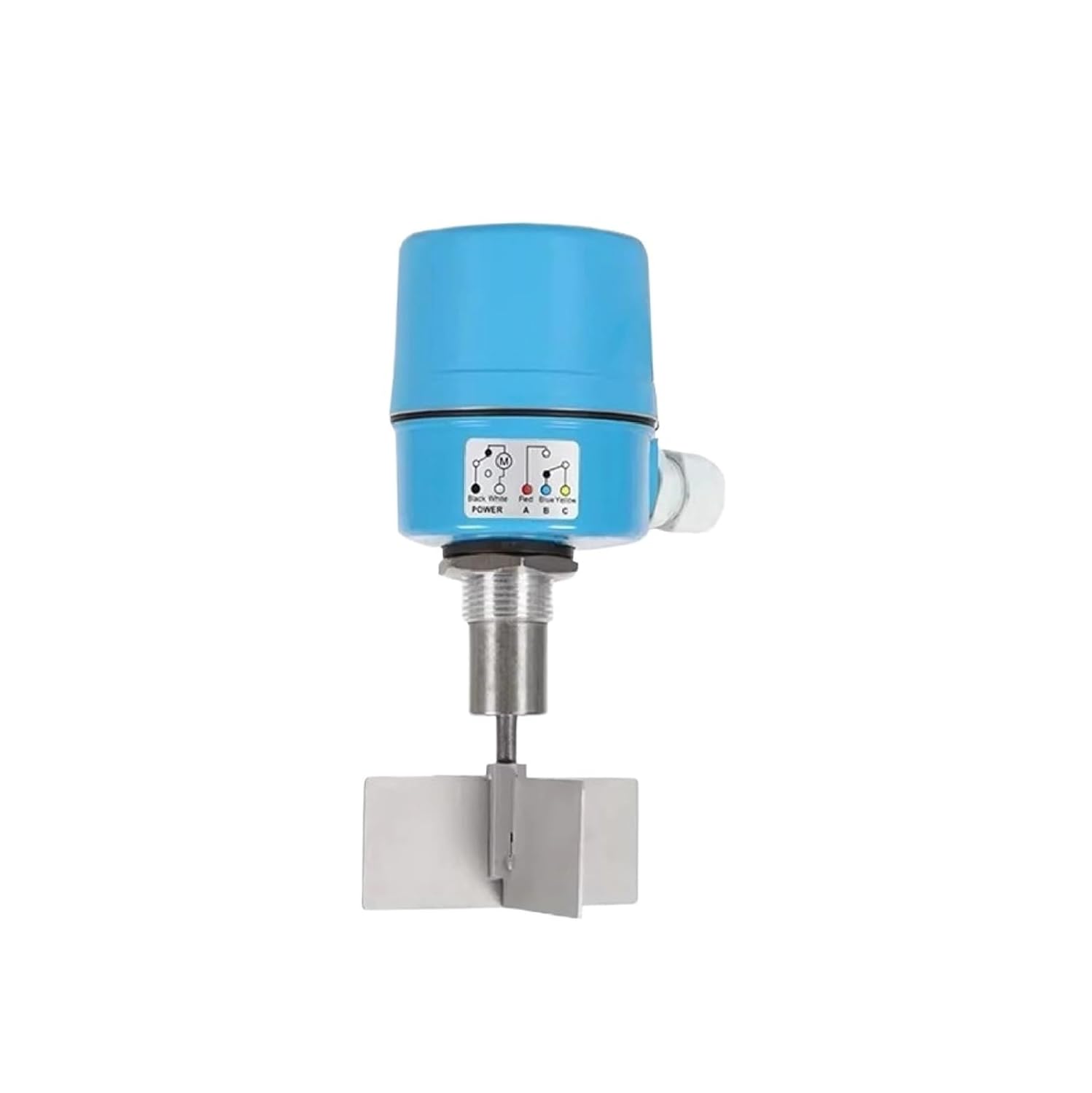 Rotary Paddle Level Switch High Temperature SS304 Thread Flange Mount Bulk Silo Solids Level Sensor(A-20-200,24v)