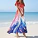 250 Anniversary USA Dress, Forth of July Holiday Boho Graphic Modest Fashion Patriotic Independence Day Ruffle Hem Dresses Women 4Th Outfit (L, Sky Blue)