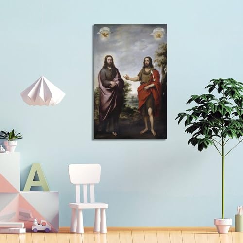 Poster Bartolomé Estebán Murillo Saint Jean-Baptiste grand format 50x75