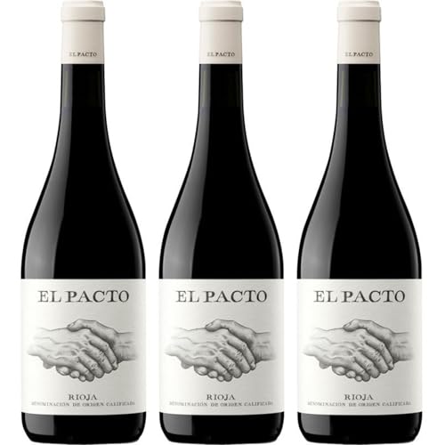 El Pacto Sonsierra vino tinto con crianza, elaborado con Tempranillo y otras variedades. Expresión auténtica de Rioja, 14% vol, ideal para compartir.| 3 botellas