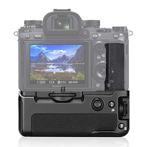 Neewer Vertical Battery Grip for Sony A9 A7III A7RIII Cameras, Replacement for Sony