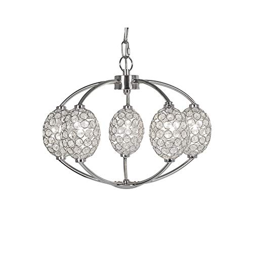 Oaks Lighting Floss Fil de soie Chromé pour salon moderne et chic