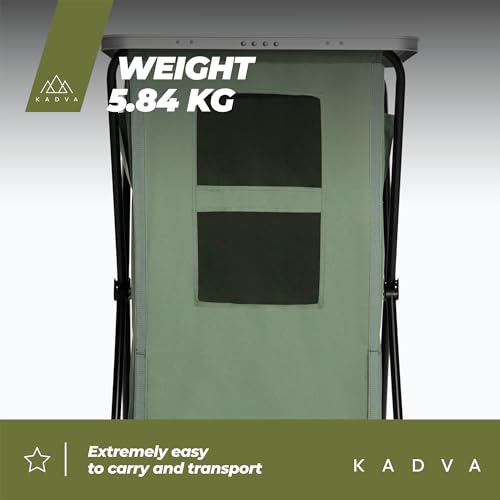 KADVA Nego CampShelf armoire de camping 50x60x98 cm à étagères