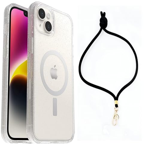 Coque iPhone 14 Plus anti-chute OtterBox Symmetry Plus paillettes