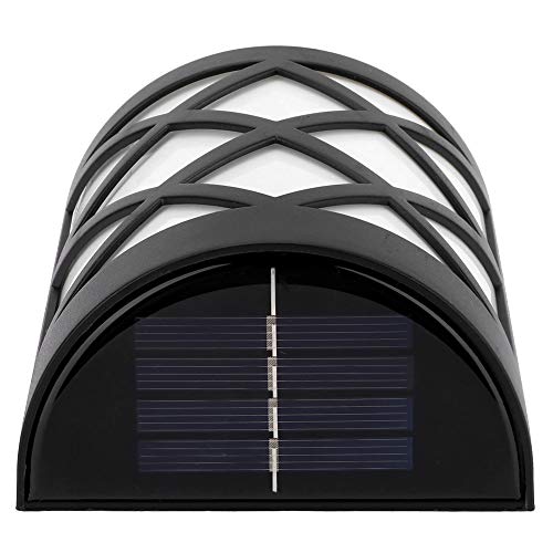 Lampada da Parete Vintage a Energia Solare da Esterno Scale da Giardino IP65 Luce di Ricarica Impermeabile Decorazione del Cortile
