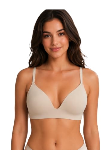 Image of Viola's Secret 6 Pack of Color Print T-Shirt Bras B Cup C Cup and D Cup