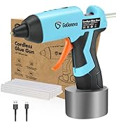 Cordless Hot Glue Gun, GoGonova 15s Fast Preheating Glue Gun, 5Ah Built-in Battery Hot Melt Glue ...