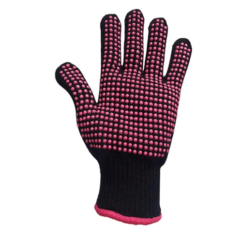 Gants résistants à la chaleur – Mitaines de grillades, gants de four résistants à la chaleur | Gants résistants à la chaleur en fer à friser pour la cuisine, gants de cuisine pour la cuisson, le barbe