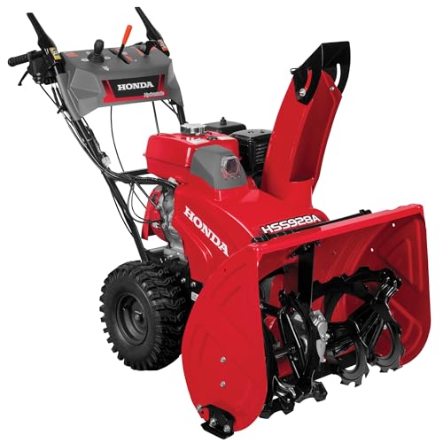 Image of Honda HSS928 28-Inch Two Stage Snow Blower with Pneumatic Sure-Grip Tires, Clears Up to 1900 Pounds per Minute with 52-Foot Max Throwing Distance, Self-Propelled (HSS928AAW)