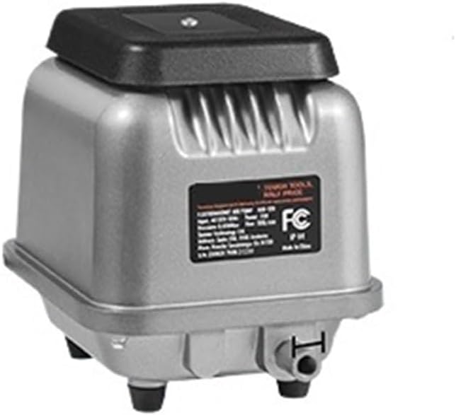 1pcs Linear Air Pump 90L/Min 109L/Min Air Flow Septic Aerator Pump Aeration System for Deep Ponds Water Gardens Waste Treatment(75W 109L-min)