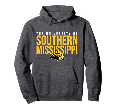 University of Southern Mississippi Golden Eagles Stacked Pullover Hoodie