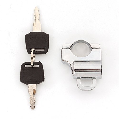 FXCNC Motorcycle Helmet Lock Fit most Motorcycle Crusier Chopper Custom with 7/8